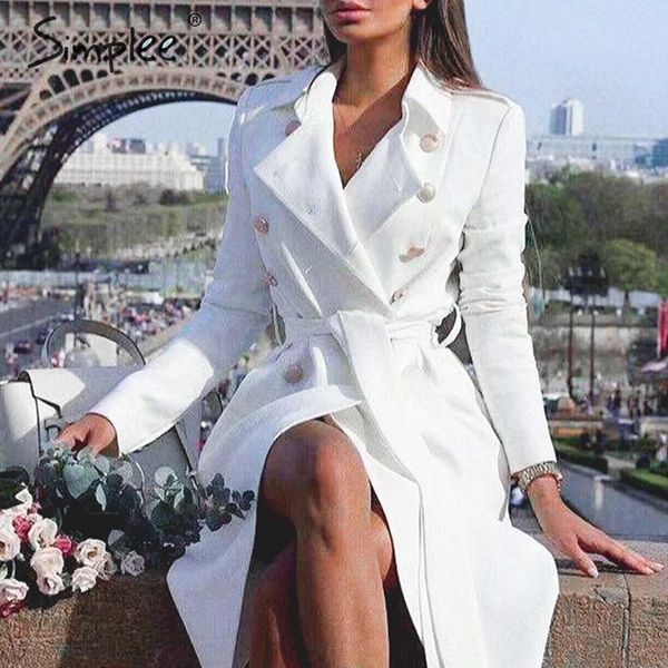 vintage double breasted white trench coat for women sashes slim long female winter office solid trench dress autumn clothes, Tan;black
vintage double breasted white trench coat for women sashes slim long female winter office solid trench dress autumn clothes, Tan;black