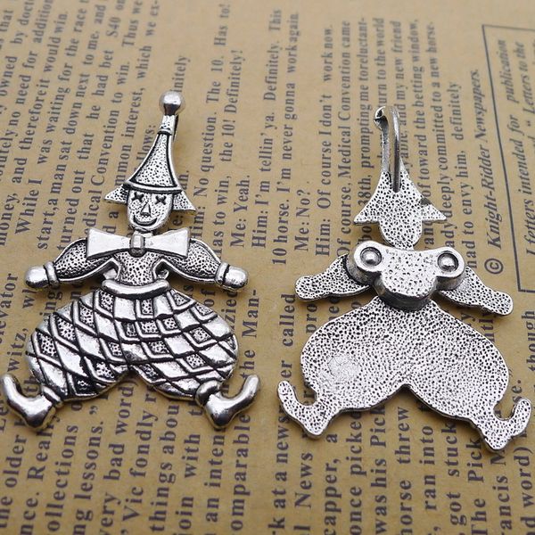 rainxtar fashion antique silver color alloy clown charms for kids 31*48mm 10pcs aac507, Bronze;silver
rainxtar fashion antique silver color alloy clown charms for kids 31*48mm 10pcs aac507, Bronze;silver