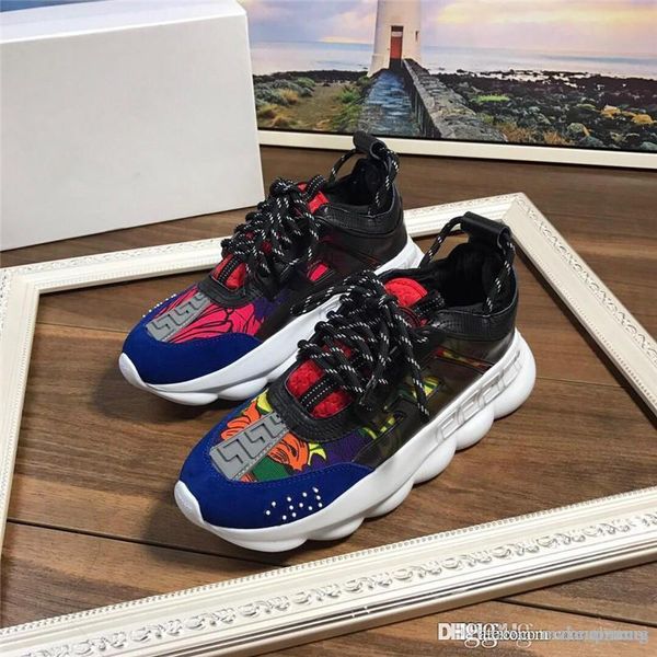 2019versace new chain reaction panelled neoprene leather trainers shoes sneakers medusanewwith original box, Blue;gray
2019versace new chain reaction panelled neoprene leather trainers shoes sneakers medusanewwith original box, Blue;gray