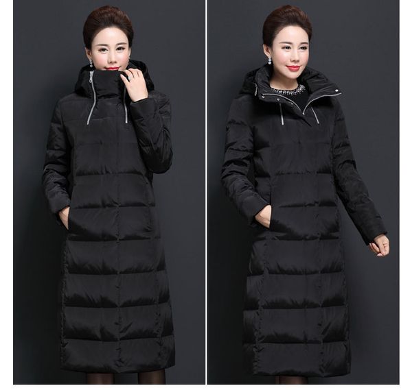 the new winter 2018 down jacket is thicker on women's plus-size hooded jackets winter jacket women 90027, Black
the new winter 2018 down jacket is thicker on women's plus-size hooded jackets winter jacket women 90027, Black