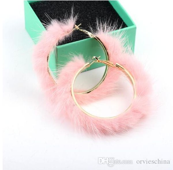 european and american big popular plush big circle earrings ear rings exaggerated atmosphere mink earrings wholesale girl's mind, Golden;silver
european and american big popular plush big circle earrings ear rings exaggerated atmosphere mink earrings wholesale girl's mind, Golden;silver