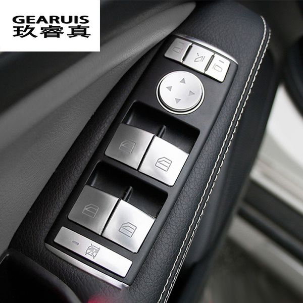 car styling window glass lift button door armrest panel cover sticker for a b c e gla cla glk gl ml gle w212 class
car styling window glass lift button door armrest panel cover sticker for a b c e gla cla glk gl ml gle w212 class