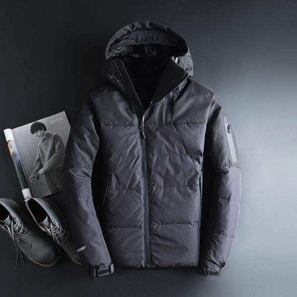 men winter coat duck down jacket fashion winter warm white duck thick down jacket hooded outerwear parka, Black
men winter coat duck down jacket fashion winter warm white duck thick down jacket hooded outerwear parka, Black