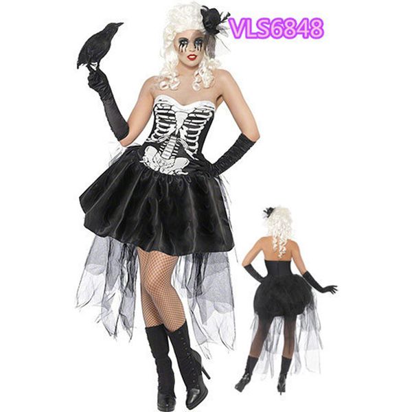 new halloween bride horror costume ladies lady zombie retro cosplay masquerade costume vampire ghost bride, Black;red
new halloween bride horror costume ladies lady zombie retro cosplay masquerade costume vampire ghost bride, Black;red