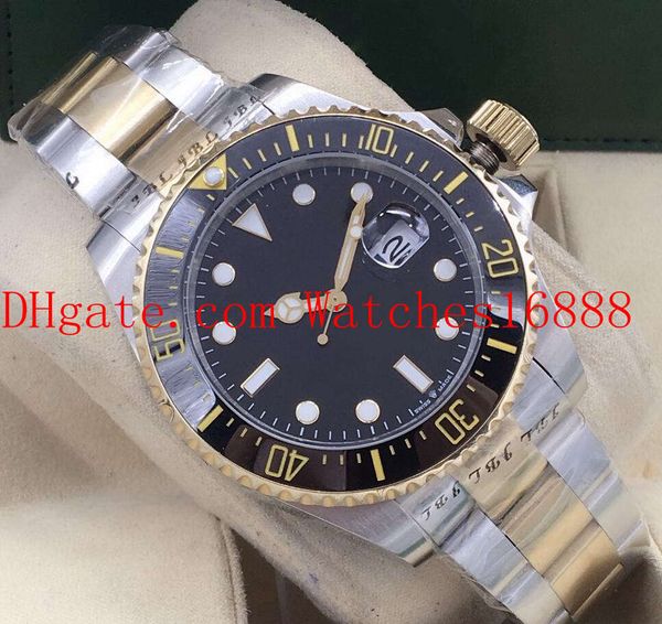 new sea-dweller 43mm men's watch ceramic sapphire cystal stainless steel and 18k gold with glide lock clasp automatic mechanical mens w, Slivery;brown
new sea-dweller 43mm men's watch ceramic sapphire cystal stainless steel and 18k gold with glide lock clasp automatic mechanical mens w, Slivery;brown