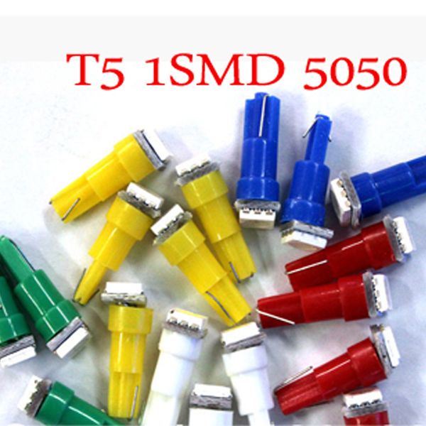 100x t5 5050 1smd wedge led dashboard white red blue green yellow pink car auto light interior interior bulb side lamps dc 12v
100x t5 5050 1smd wedge led dashboard white red blue green yellow pink car auto light interior interior bulb side lamps dc 12v
