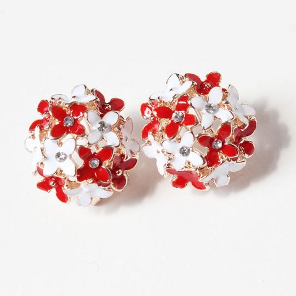 flower earrings sweet two-color colorful earrings with diamonds oil ear clips, Golden;silver
flower earrings sweet two-color colorful earrings with diamonds oil ear clips, Golden;silver