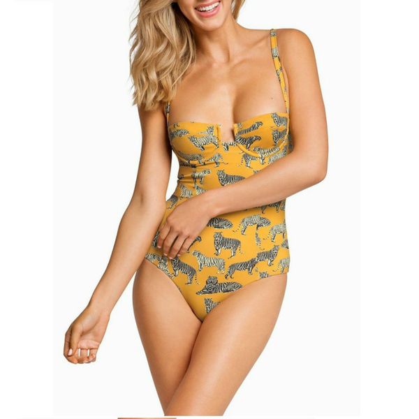 2019 new one-piece women's swimwear bandage pushes high monokini swimwear fashion print beachwear
2019 new one-piece women's swimwear bandage pushes high monokini swimwear fashion print beachwear
