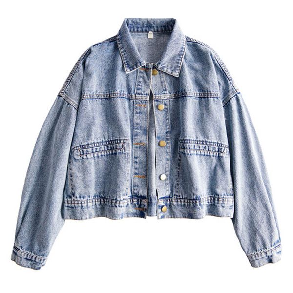 loyalget women basic coat denim jacket women autumn denim jacket for jeans coat lady loose fit casual, Black;brown
loyalget women basic coat denim jacket women autumn denim jacket for jeans coat lady loose fit casual, Black;brown