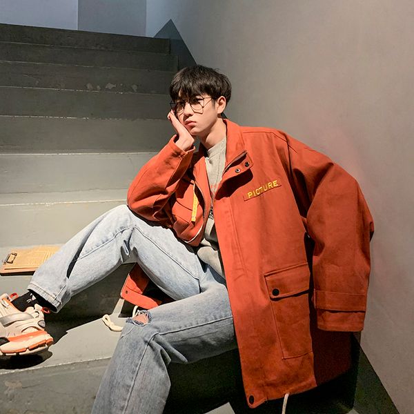 2020 autumn new men's bomber jacket korean version baseball uniform handsome loose work windbreaker hip hop japan style black, Black;brown
2020 autumn new men's bomber jacket korean version baseball uniform handsome loose work windbreaker hip hop japan style black, Black;brown