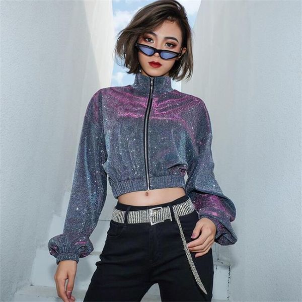 autumn winter fashion versatile zipper short crop jacket hip hop femme coat high collar streetwear casual women blouses, Black;brown
autumn winter fashion versatile zipper short crop jacket hip hop femme coat high collar streetwear casual women blouses, Black;brown