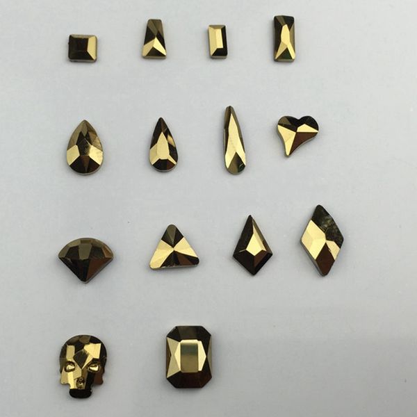 50pcs/pack mineral gold nail decorations strass diamonds flat glass 3d rhinestone jewelry beads for nail art accessoires hot, Silver;gold
50pcs/pack mineral gold nail decorations strass diamonds flat glass 3d rhinestone jewelry beads for nail art accessoires hot, Silver;gold