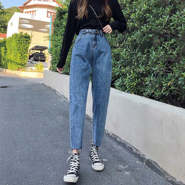 boyfriend jeans for women high waist mom jeans korean hipster fashion female trousers pants mom feminino harem denim pants blue
boyfriend jeans for women high waist mom jeans korean hipster fashion female trousers pants mom feminino harem denim pants blue