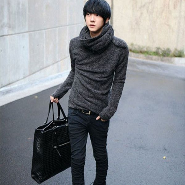 2020 new fashion korean mens autumn loose wool thick sweaters classic pullover coats black turtleneck sueter hombre ship, White;black
2020 new fashion korean mens autumn loose wool thick sweaters classic pullover coats black turtleneck sueter hombre ship, White;black