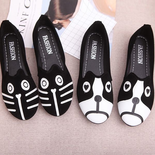 женская классическая обувь весна осень женские квартиры slip-on мода симпатичные повседневная обувь мультфильм легкая женская обувь doug 201, Black 
женская классическая обувь весна осень женские квартиры slip-on мода симпатичные повседневная обувь мультфильм легкая женская обувь doug 201, Black