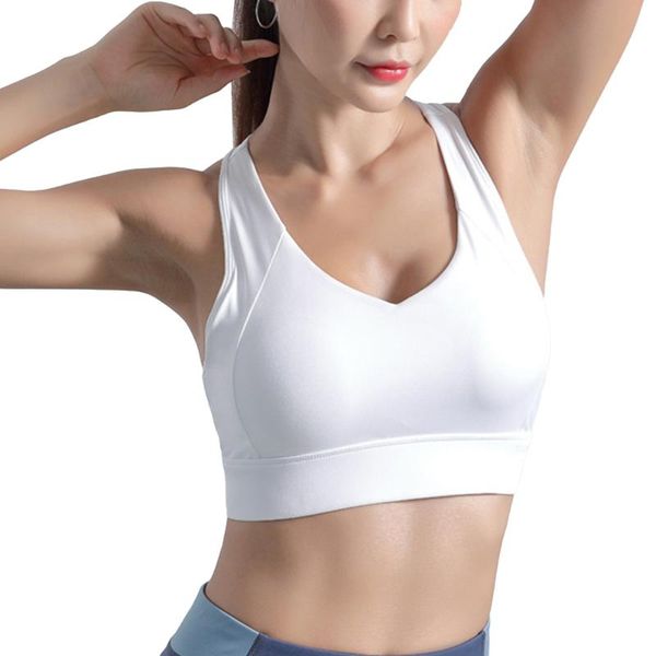 1 pc sports vest shockproof gather sports bra underwear yoga suit adjustable wear fitness beautiful vest for ladies girls, White;black
1 pc sports vest shockproof gather sports bra underwear yoga suit adjustable wear fitness beautiful vest for ladies girls, White;black