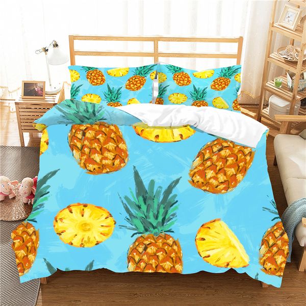 bedding family set duvet cover cartoon pineapple printed home textiles with pillowcase bed linens for kid
bedding family set duvet cover cartoon pineapple printed home textiles with pillowcase bed linens for kid