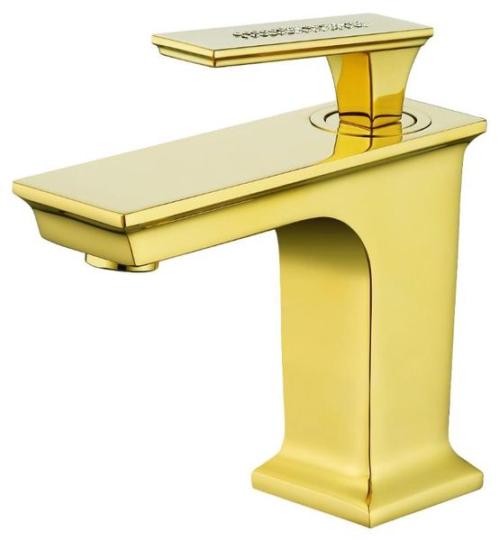 gold pvd solid brass bathroom sink square faucet modern mixer tap deck mounted crystal handle single and cold tap hole
gold pvd solid brass bathroom sink square faucet modern mixer tap deck mounted crystal handle single and cold tap hole