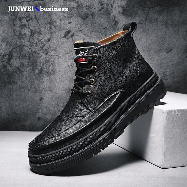 winter british martins vintage classic ankle genuine leather men outdoor lace up motorcycle boots s5, Black
winter british martins vintage classic ankle genuine leather men outdoor lace up motorcycle boots s5, Black