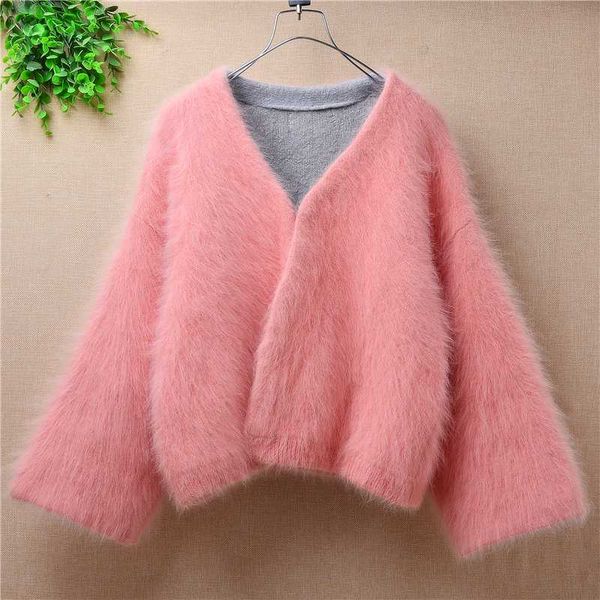 mujer femme thick warm winter mink cashmere cardigans angora fur short sweater coat jacket mantle pink color fashion coat, White;black
mujer femme thick warm winter mink cashmere cardigans angora fur short sweater coat jacket mantle pink color fashion coat, White;black