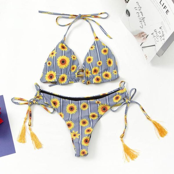 sunflower bikinis 2020 mujer fringed swimsuit female thong swimwear women string bathing suit halter swimming suit, White;black
sunflower bikinis 2020 mujer fringed swimsuit female thong swimwear women string bathing suit halter swimming suit, White;black