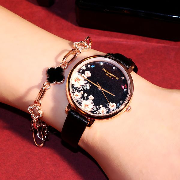 women watches leather montre femme 2019 dress watch women black classic chinese style female watch for girls zegarek damski xfcs, Slivery;brown
women watches leather montre femme 2019 dress watch women black classic chinese style female watch for girls zegarek damski xfcs, Slivery;brown