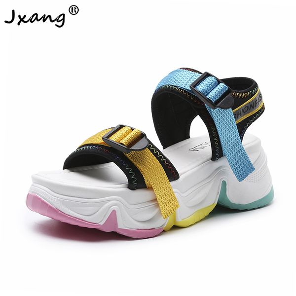 jxang 2020 women sandalas summer platform women's sandals hollow open-toe women's shoes casual shoes women beach, Black
jxang 2020 women sandalas summer platform women's sandals hollow open-toe women's shoes casual shoes women beach, Black