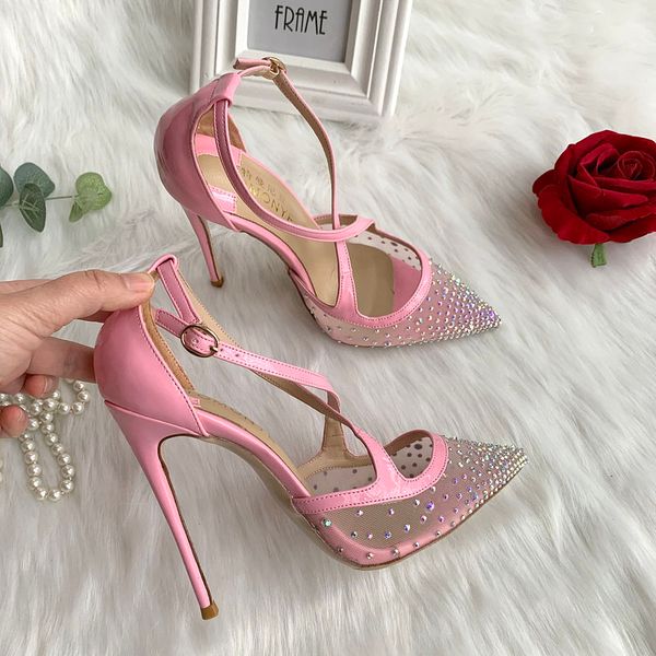 designer fashion women stilettos pink patent leather strappy high heel pump bridal wedding shoes 12cm new big size 43, Black
designer fashion women stilettos pink patent leather strappy high heel pump bridal wedding shoes 12cm new big size 43, Black