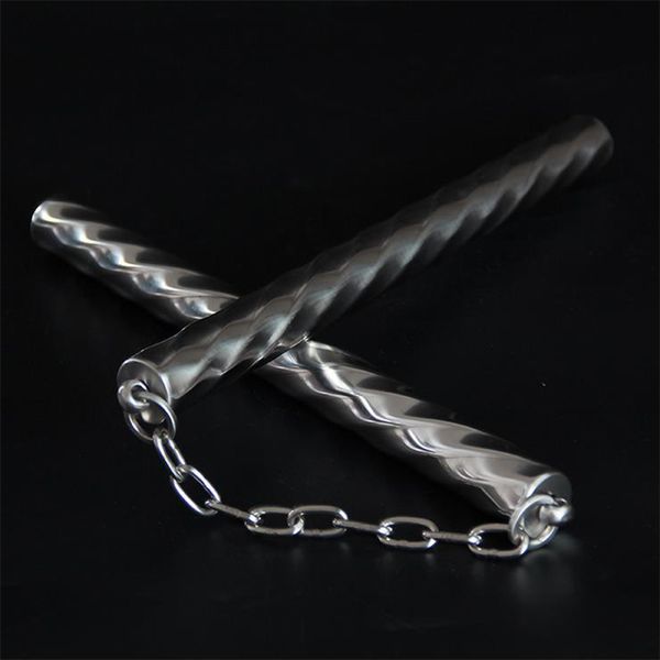 Silvery Stainless Steel Rilievo Dragon Veins Nunchakus Non-Slip Actual Combat Nunchakus Bruce Lee Kung Fu Nunchakus Martial Art Supplies
Silvery Stainless Steel Rilievo Dragon Veins Nunchakus Non-Slip Actual Combat Nunchakus Bruce Lee Kung Fu Nunchakus Martial Art Supplies