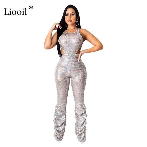 liooil silver one piece outfit hollow out jumpsuits for women 2019 sleeveless high waist party club rompers womens jumpsuit, Black;white
liooil silver one piece outfit hollow out jumpsuits for women 2019 sleeveless high waist party club rompers womens jumpsuit, Black;white