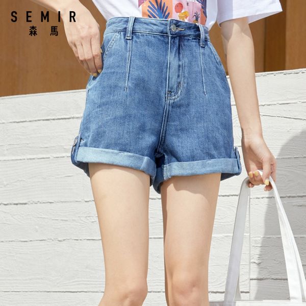 women's jeans semir women denim shorts 2021 summer high waist cotton comfortable fashion girl, Blue
women's jeans semir women denim shorts 2021 summer high waist cotton comfortable fashion girl, Blue
