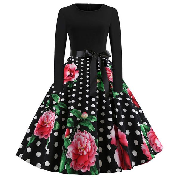 plus size dress women clothing crew neck christmas party elegant women robe femme casual long sleeve swing pinup dress designer clothes, Black;gray
plus size dress women clothing crew neck christmas party elegant women robe femme casual long sleeve swing pinup dress designer clothes, Black;gray