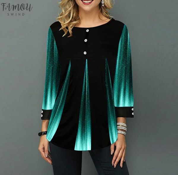 shirt blouse women spring summer blouse 3 4 sleeve casual printing button female fashion shirt plus size streetshirt, White
shirt blouse women spring summer blouse 3 4 sleeve casual printing button female fashion shirt plus size streetshirt, White