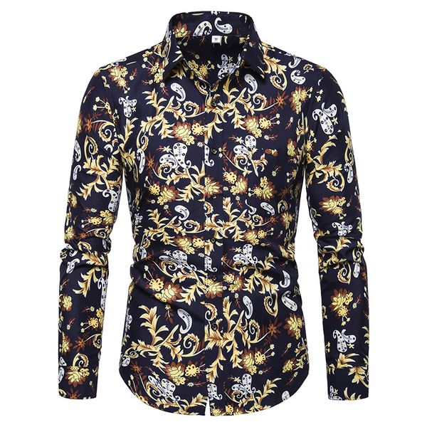 2020 new european and american spring print men's casual korean fit shirt trend youth floral shirt asian size -5xl, White;black
2020 new european and american spring print men's casual korean fit shirt trend youth floral shirt asian size -5xl, White;black