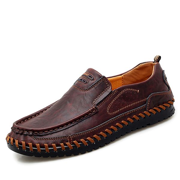 new autumn soft men casual shoes handmade leather loafers men italy rome shoes quality split leather flat moccasins sneakers, Black
new autumn soft men casual shoes handmade leather loafers men italy rome shoes quality split leather flat moccasins sneakers, Black