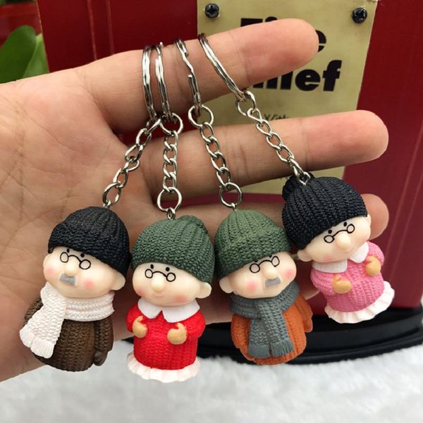 old grandparents keychain character couple ornaments couples doll key chain anime cartoon cute doll bag accessories, Silver
old grandparents keychain character couple ornaments couples doll key chain anime cartoon cute doll bag accessories, Silver
