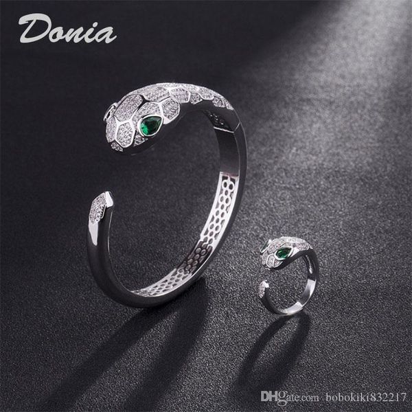 donia jewelry european and american fashion exaggeration classic animal micro inlay zirconia bracelet ring set women's bracelet ring bi, Black
donia jewelry european and american fashion exaggeration classic animal micro inlay zirconia bracelet ring set women's bracelet ring bi, Black