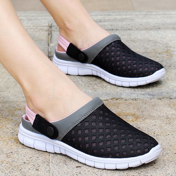 summer ms beach shoes 36-46 breathable light weight casual shoes outdoor flats water couple footwear, Black 
summer ms beach shoes 36-46 breathable light weight casual shoes outdoor flats water couple footwear, Black