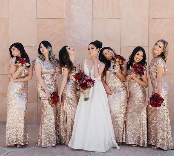 new mermaid bridesmaid dresses short sleeves sweep train jewel neck wedding guest dress maid of honor robe robes de demoiselle d'honneu, White;pink
new mermaid bridesmaid dresses short sleeves sweep train jewel neck wedding guest dress maid of honor robe robes de demoiselle d'honneu, White;pink