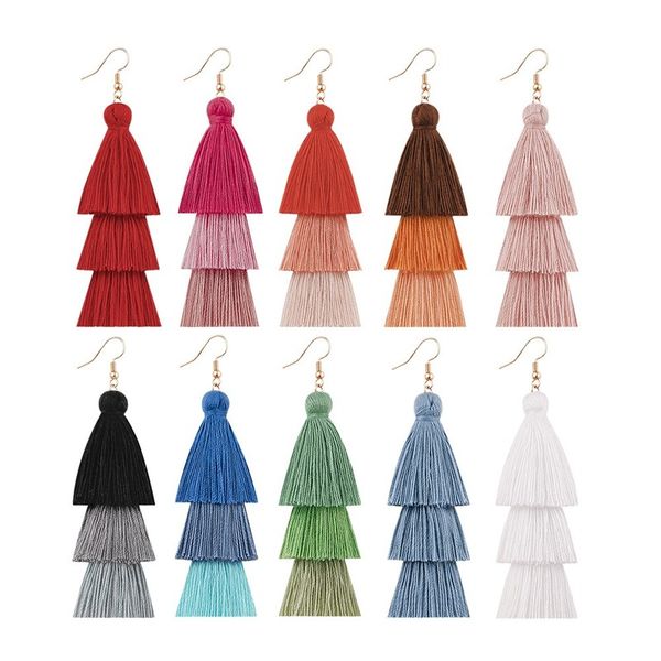 multi-layer long tassel earrings for women 2020 ethnic handmade fringe earring teardrop bohemian earrings vintage jewelry, Silver
multi-layer long tassel earrings for women 2020 ethnic handmade fringe earring teardrop bohemian earrings vintage jewelry, Silver