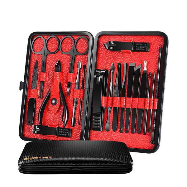 nail art kits 18 pcs stainless steel pedicure professional clipper set cuticle eagle hook tweezer manicure beauty tools kit for gift
nail art kits 18 pcs stainless steel pedicure professional clipper set cuticle eagle hook tweezer manicure beauty tools kit for gift