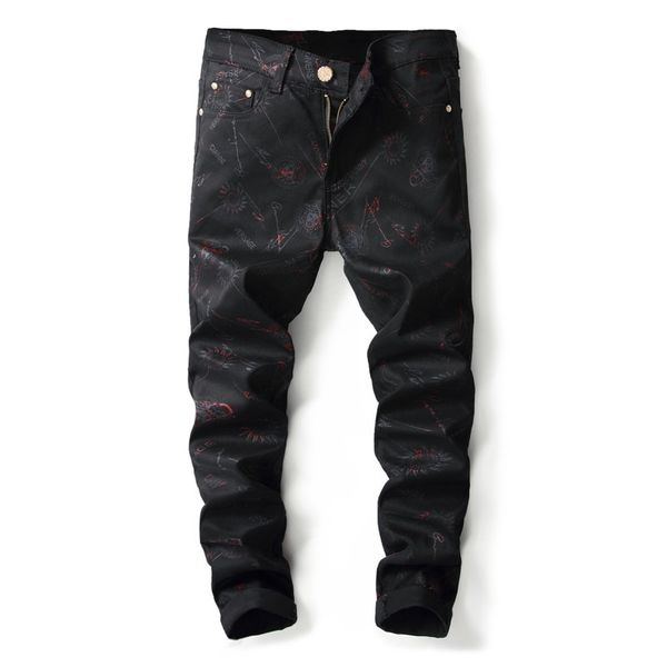autumn winter men denim jeans straight print letter washed male fashion casual skinny, Blue
autumn winter men denim jeans straight print letter washed male fashion casual skinny, Blue