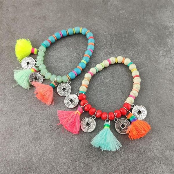bangle fashion boho bracelets & bangles women stone beaded bracelet with colorful tassel long wrap for, Black
bangle fashion boho bracelets & bangles women stone beaded bracelet with colorful tassel long wrap for, Black