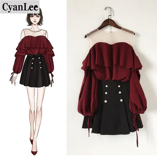 cyanlee 2020 summer women knitted pullover sweater +a line draped solid skirt two piece sets female ruffles casual suit, White
cyanlee 2020 summer women knitted pullover sweater +a line draped solid skirt two piece sets female ruffles casual suit, White