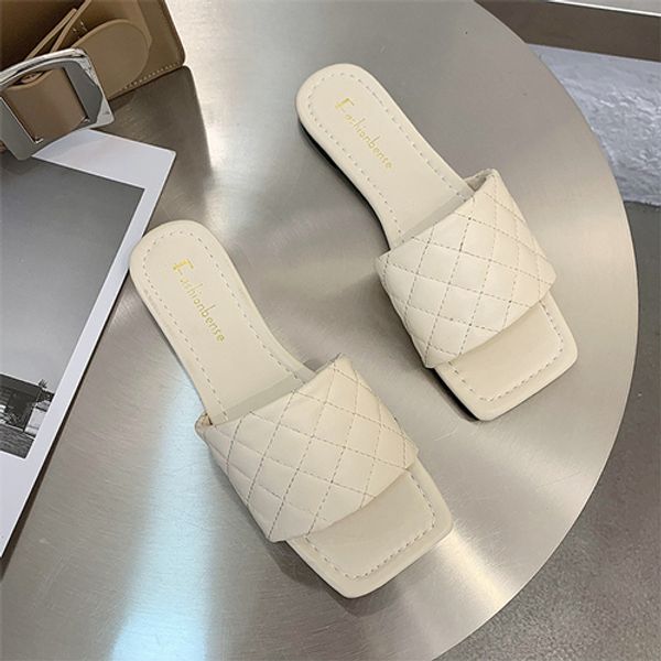 woman square toe slippers women plaid slides women's solid sewing flats female comfortable outdoor shoes ladies fashion footwear, Black
woman square toe slippers women plaid slides women's solid sewing flats female comfortable outdoor shoes ladies fashion footwear, Black