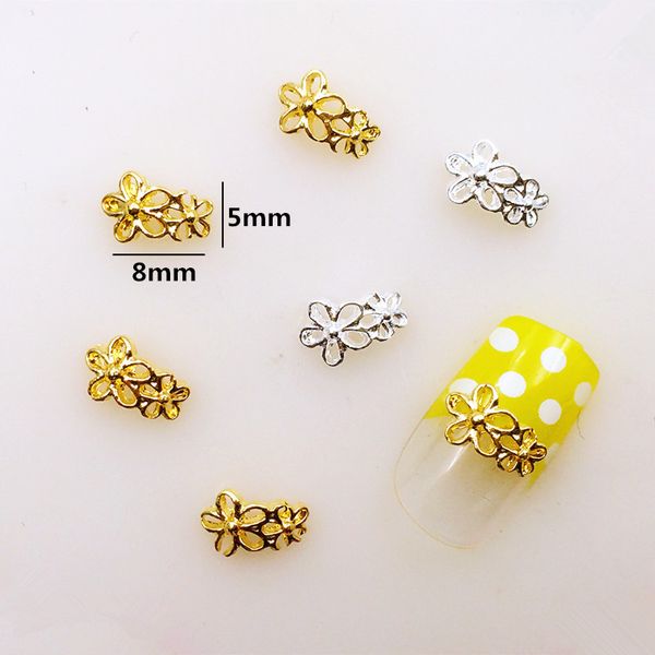 50pcs/pack japan new 3d nail art decoration metal alloy kawaii flower nail accessories diy charm tools supplies, Silver;gold
50pcs/pack japan new 3d nail art decoration metal alloy kawaii flower nail accessories diy charm tools supplies, Silver;gold