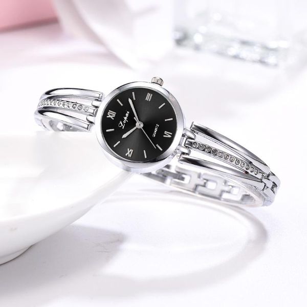 crystal women watch stainless steel bracelet watch ladies clock gift brand quartz wrist watches #w, Slivery;brown
crystal women watch stainless steel bracelet watch ladies clock gift brand quartz wrist watches #w, Slivery;brown