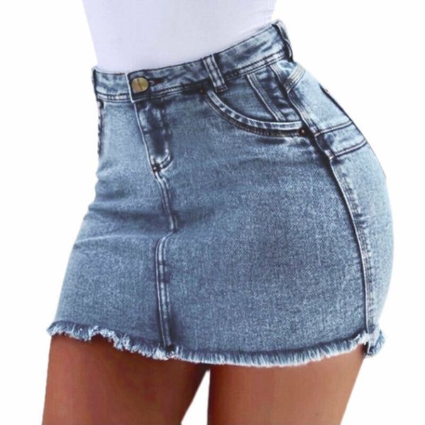 european and american denim skirt bag hip denim skirt four colors six yards, Black
european and american denim skirt bag hip denim skirt four colors six yards, Black