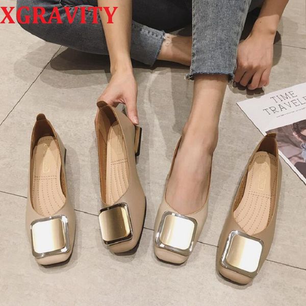 xgravity women slip on chunky shoes short heel casual shoes british buckle slides wooden block heels summer b183, Black
xgravity women slip on chunky shoes short heel casual shoes british buckle slides wooden block heels summer b183, Black