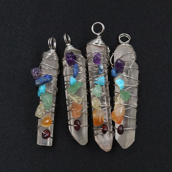 10 шт wire wrap нерегулярной формы горного хрусталь кулон с малым гравием healing чакры посеребренной jewelr, Silver
10 шт wire wrap нерегулярной формы горного хрусталь кулон с малым гравием healing чакры посеребренной jewelr, Silver
